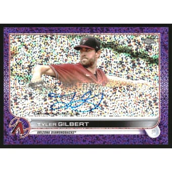 2022 Topps Chrome Rookie Autographs Purple Speckle Refractors #RATG Tyler Gilbert