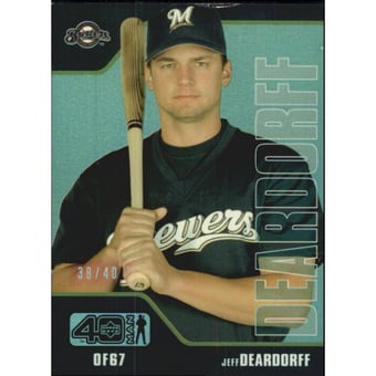 2002 Upper Deck 40-Man Electric Rainbow #551 Jeff Deardorff