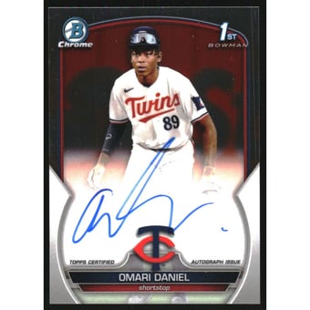 2023 Bowman Chrome Prospect Autographs #CPAOD Omari Daniel