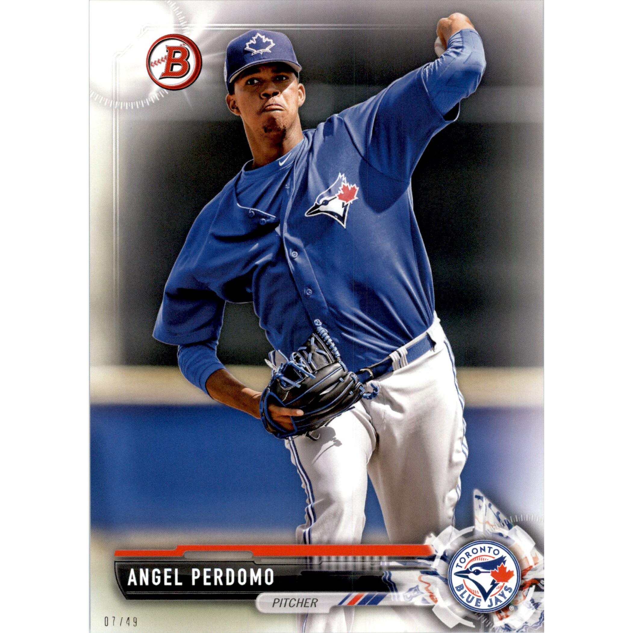 2017 Bowman Draft 5x7 #BD128 Angel Perdomo