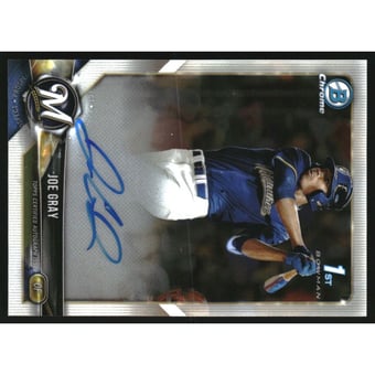 2018 Bowman Chrome Draft Autographs #CDAJGR Joe Gray