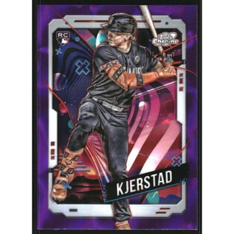 2024 Topps Cosmic Chrome Purple Nebula Refractors #177 Heston Kjerstad