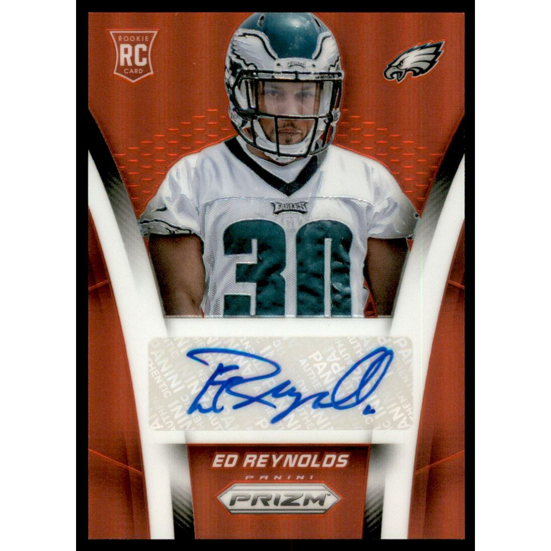 2014 Panini Prizm Rookie Autographs Prizms Red #ARER Ed Reynolds/75. rookie card picture