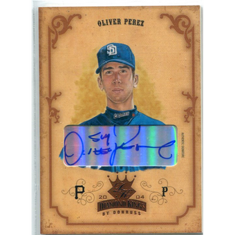 2004 Diamond Kings DK Signatures Bronze #102 Oliver Perez/200