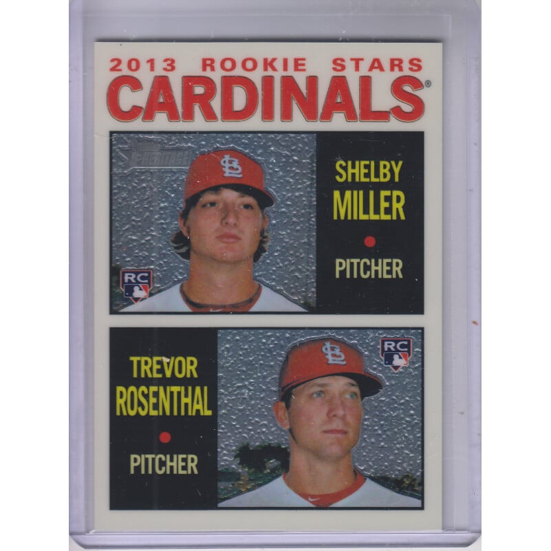 2013 Topps Heritage Chrome #HC96 Shelby Miller/Trevor Rosenthal