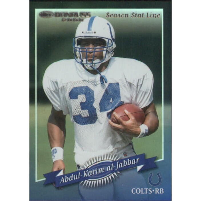 2000 Donruss Stat Line Season #38 Karim Abdul-Jabbar/84