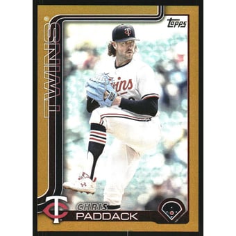 2025 Topps Update Gold Rainbow Foil #US73 Chris Paddack