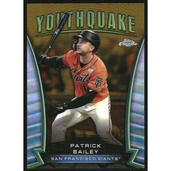 2024 Topps Chrome Youthquake Gold Refractors #YQ50 Patrick Bailey