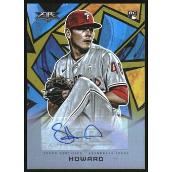 2021 Topps Fire Autographs Orange #AVSHD Spencer Howard
