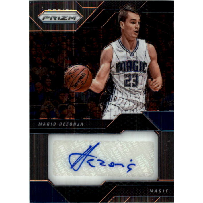 2016-17 Panini Prizm Veteran Signatures #23 Mario Hezonja 2016-17 Panini Prizm Veteran Signatures #23 Mario Hezonja
