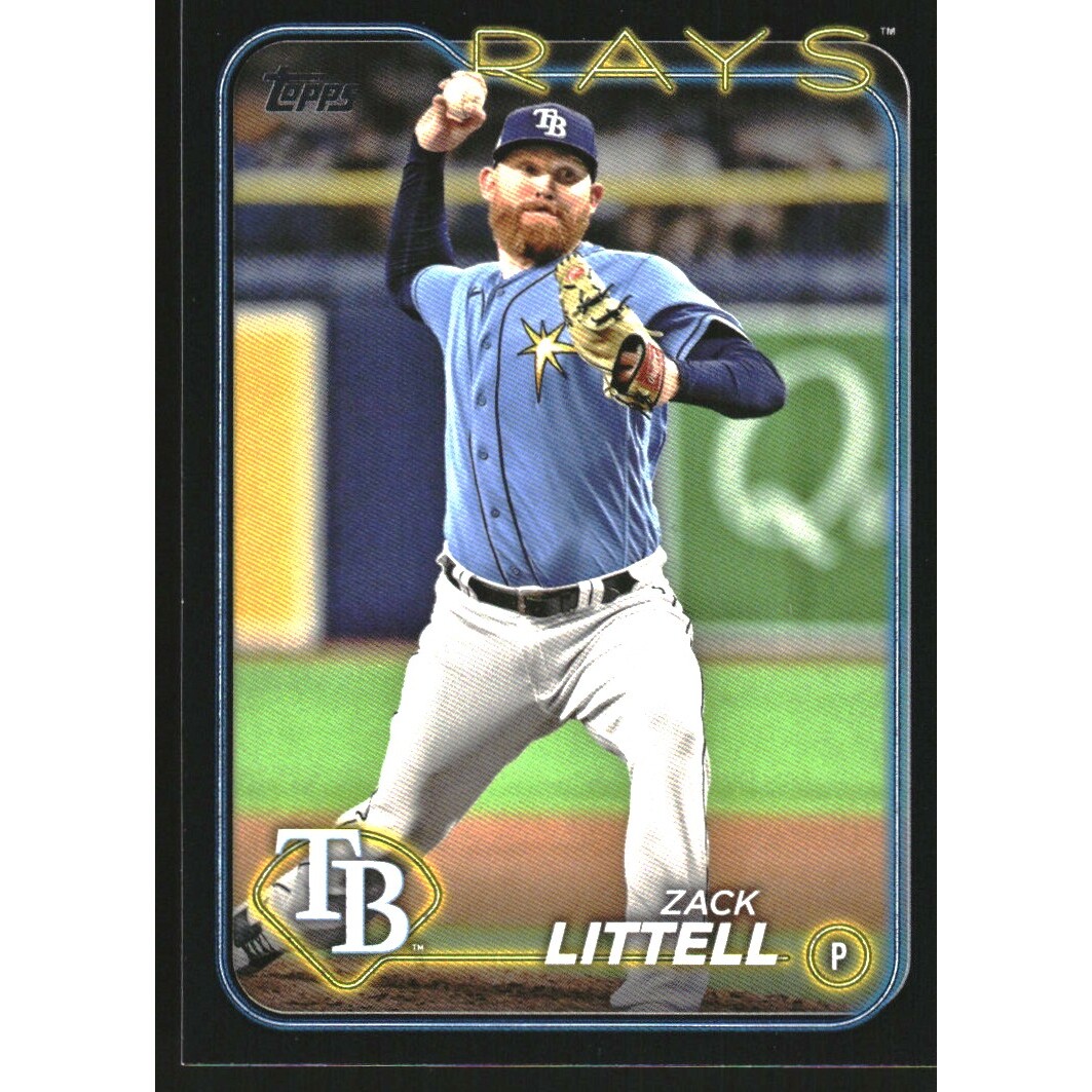 2024 Topps Update Black #US139 Zack Littell. rookie card picture