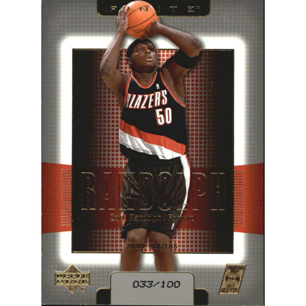 2003-04 Upper Deck Finite Gold #154 Zach Randolph 2003-04 Upper Deck Finite Gold #154 Zach Randolph