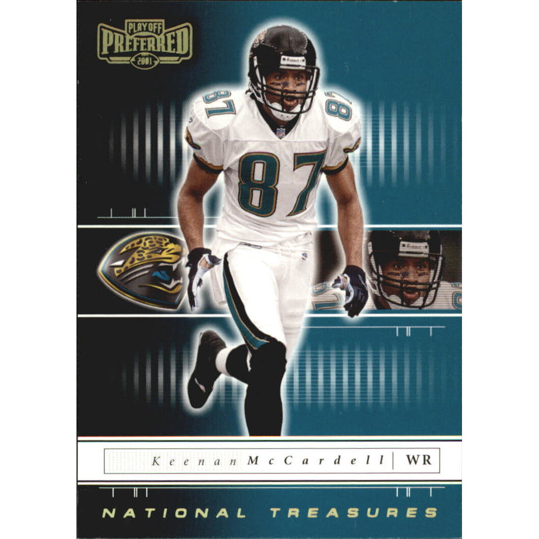 2001 Playoff Preferred National Treasures Gold #21 Keenan McCardell