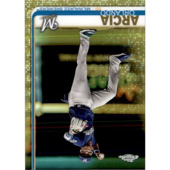 2019 Topps Chrome Gold Refractors #189 Orlando Arcia