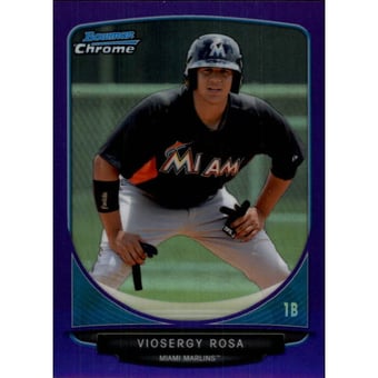 2013 Bowman Chrome Prospects Purple Refractors #BCP164 Viosergy Rosa