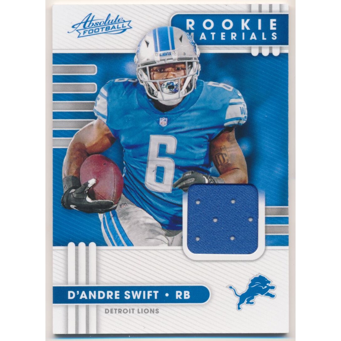 2020 Absolute Absolute Rookie Materials #9 D'Andre Swift