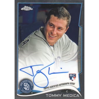 2014 Topps Chrome Rookie Autographs #198 Tommy Medica