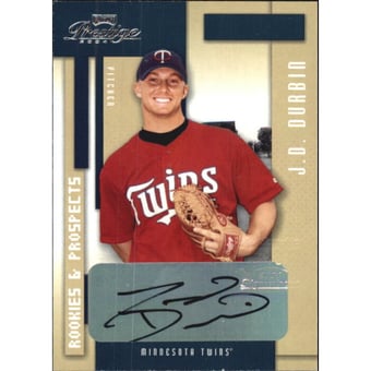2004 Playoff Prestige Autographs #105 J.D. Durbin PROS/500