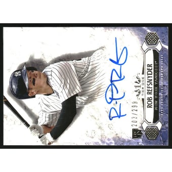 2016 Topps Tier One Breakout Autographs #BOARRS Rob Refsnyder/299
