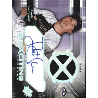 2004 SPx #182 Justin Hampson AU JSY RC