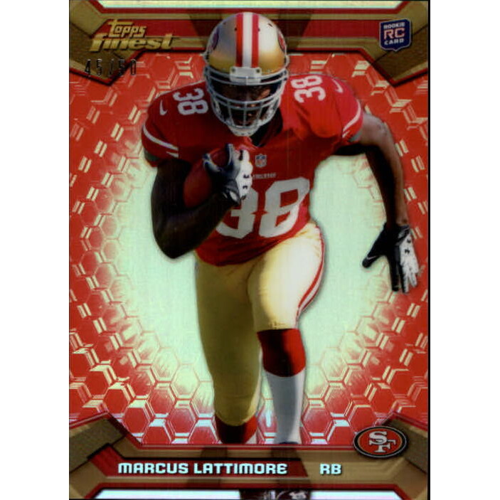 2013 Finest Red Refractors #138 Marcus Lattimore