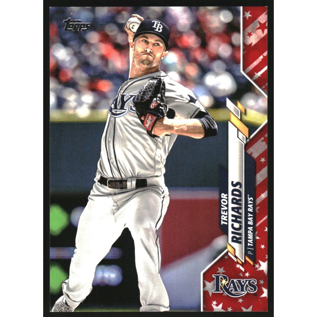 2020 Topps Independence Day #211 Trevor Richards. rookie card picture