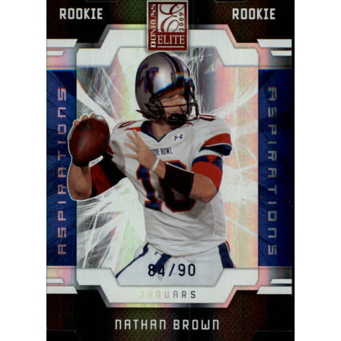 2009 Donruss Elite Aspirations #174 Nathan Brown/90