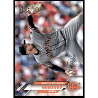 2020 Topps Factory Set 582 Montgomery Club #457 Kevin Gausman