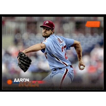 2023 Stadium Club Orange Foil #199 Aaron Nola