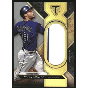 2017 Topps Triple Threads Unity Jumbo Relics Silver #SJRNAA Nolan Arenado