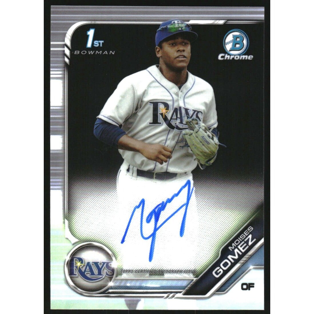 2019 Bowman Chrome Prospect Autographs #CPAMG Moises Gomez. rookie card picture
