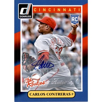 2014 Donruss The Rookies Autographs #64 Carlos Contreras