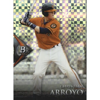 2014 Bowman Platinum Chrome Prospects X-Fractors #BPCP89 Christian Arroyo