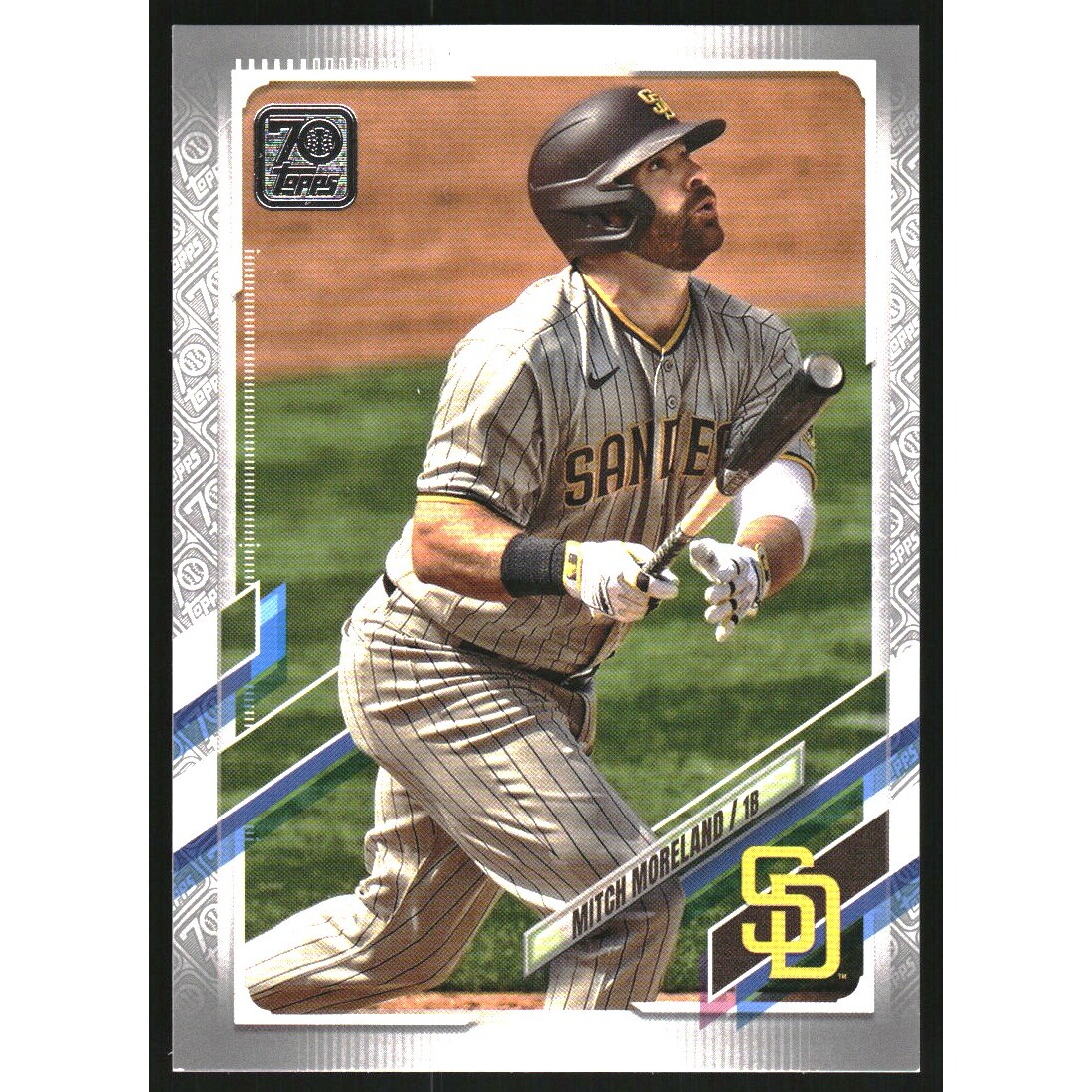 2021 Topps Platinum Anniversary #38 Mitch Moreland. rookie card picture