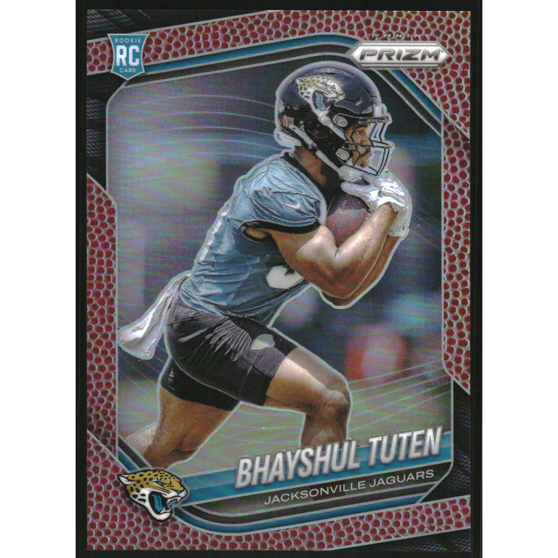 2025 Panini Prizm Prizms Pigskin #305 Bhayshul Tuten