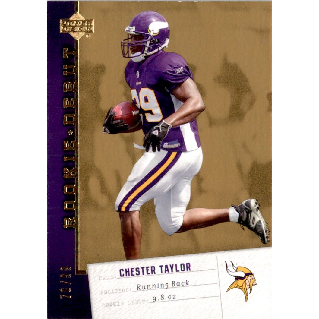 2006 Upper Deck Rookie Debut Gold #55 Chester Taylor