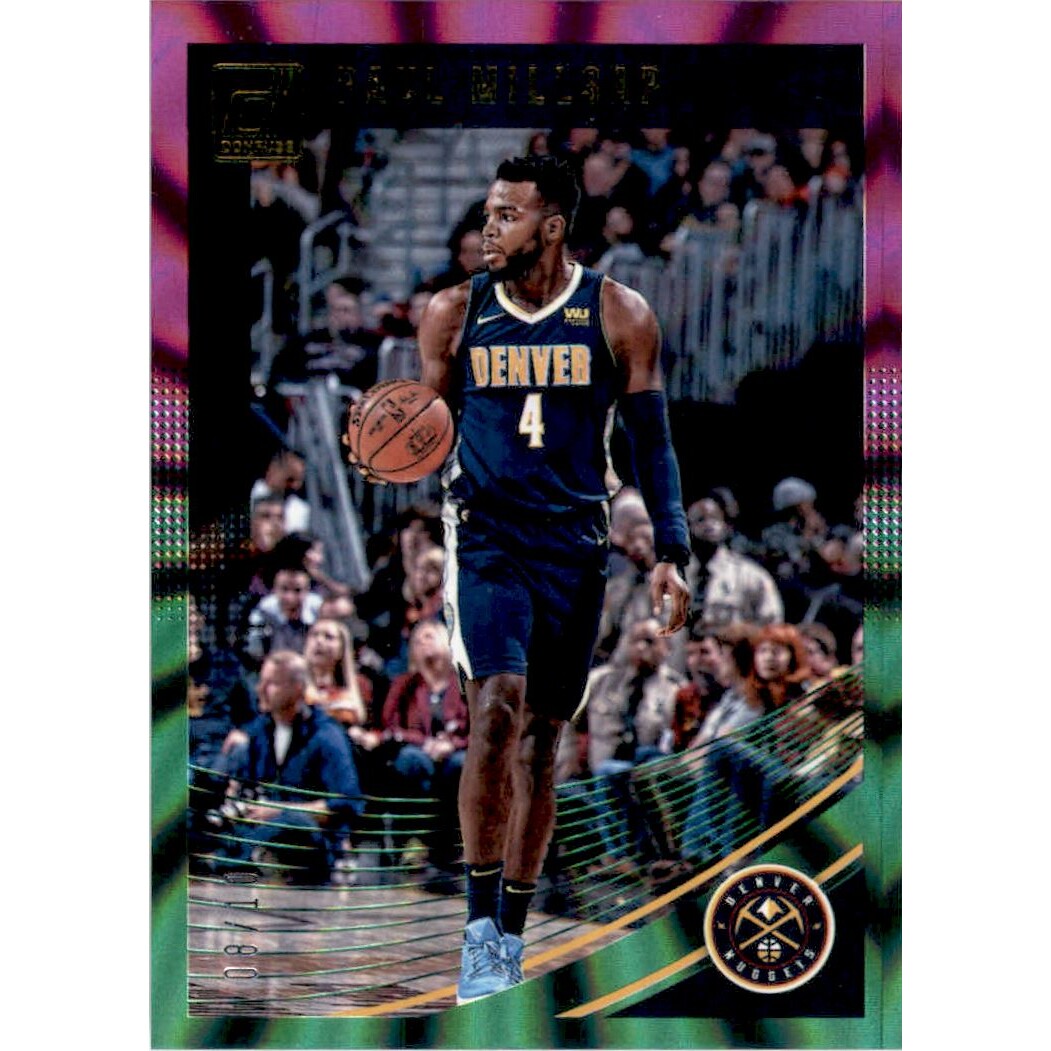 2018-19 Donruss Holo Purple and Green Laser #90 Paul Millsap