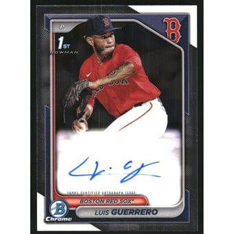 2024 Bowman Chrome Prospect Autographs #CPALG Luis Guerrero