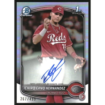 2025 Bowman Chrome Prospect Autographs Refractors #CPAIC Ichiro Cano Hernandez