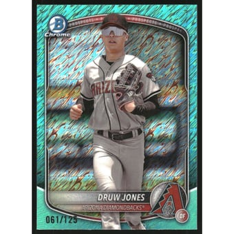 2025 Bowman Chrome Prospects Aqua Shimmer Refractors #BCP138 Druw Jones