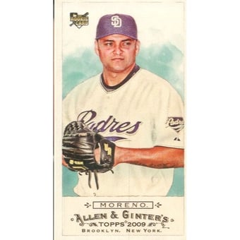 2009 Topps Allen and Ginter Mini No Card Number #120 Edwin Moreno