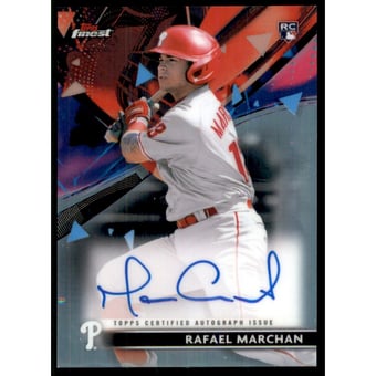2021 Finest Autographs Refractors #FARMA Rafael Marchan