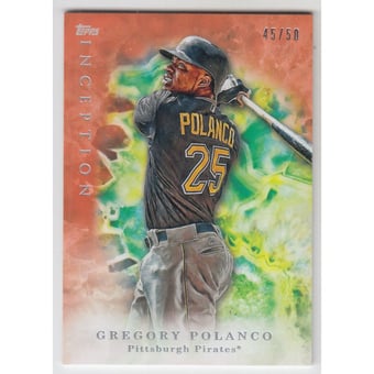 2017 Topps Inception Orange #43 Gregory Polanco