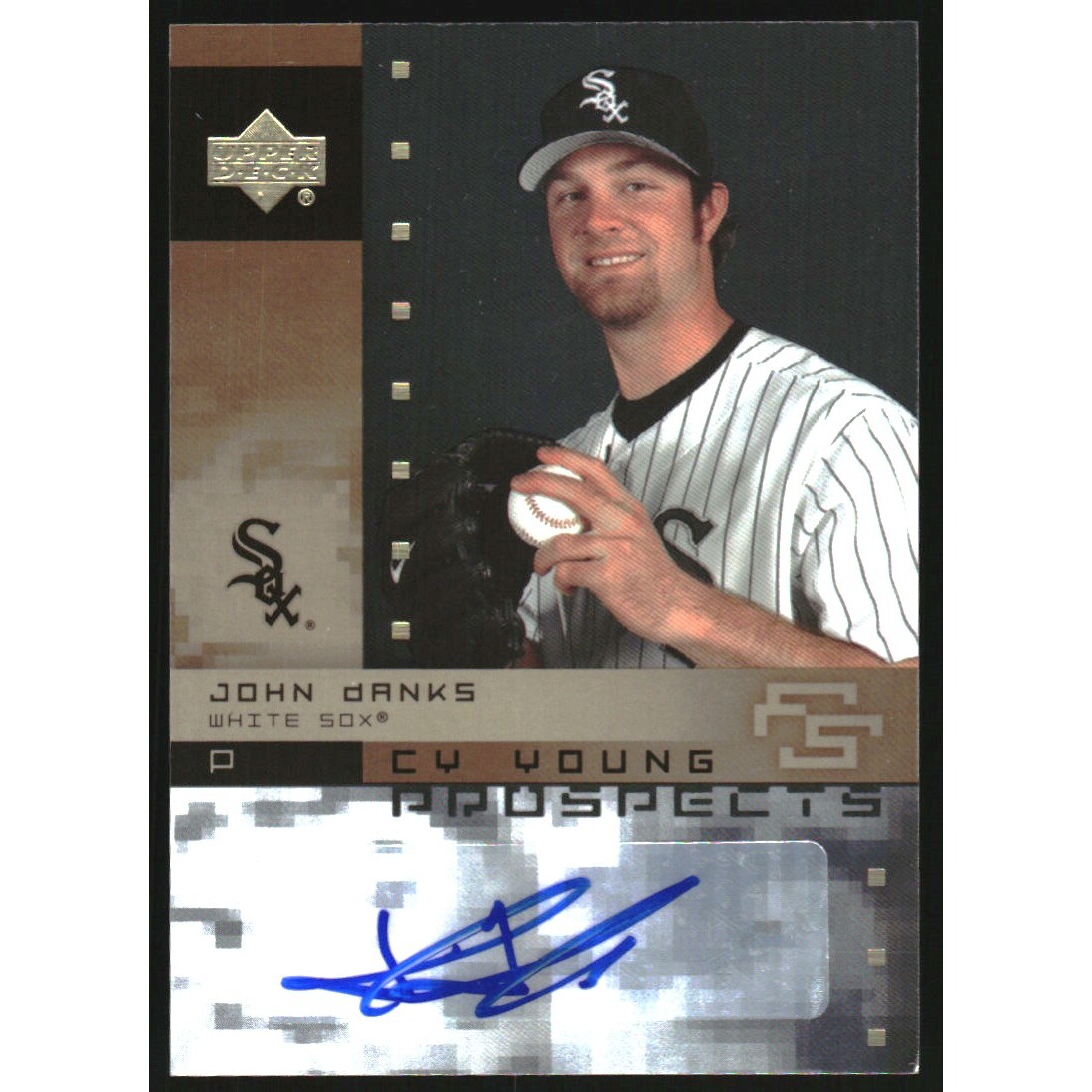2007 Upper Deck Future Stars Cy Young Futures Signatures #JD John Danks. rookie card picture