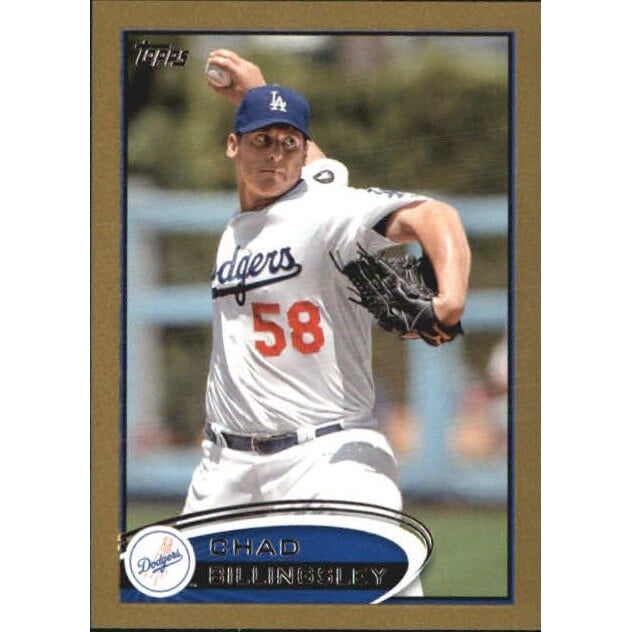 2012 Topps Mini Gold #152 Chad Billingsley. rookie card picture