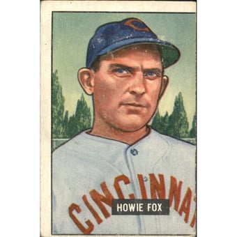1951 Bowman #180 Howie Fox