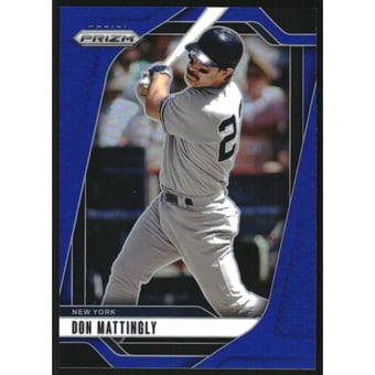2025 Panini Prizm Prizms Blue #111 Don Mattingly