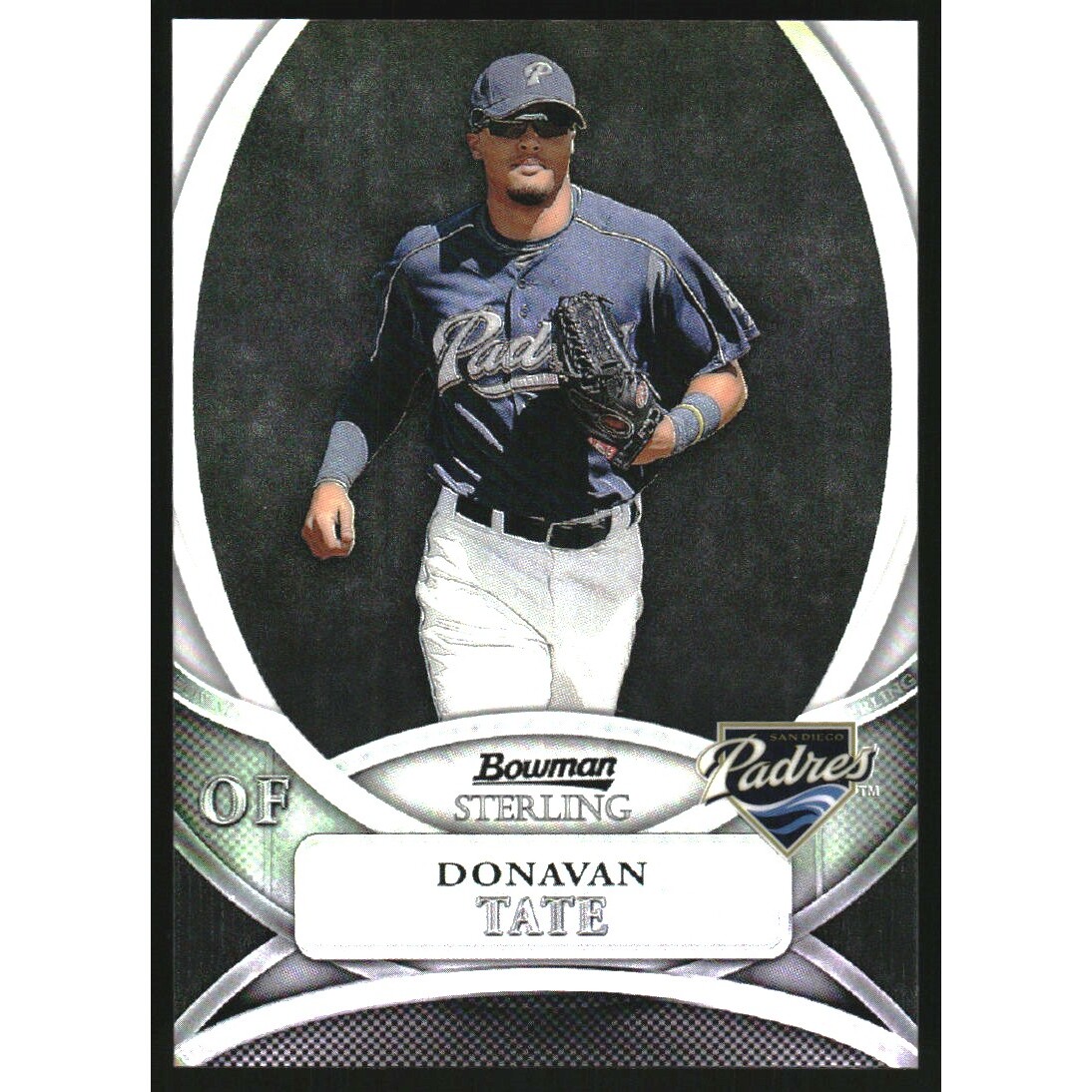 2010 Bowman Sterling Prospects Black Refractors #DT Donavan Tate. rookie card picture