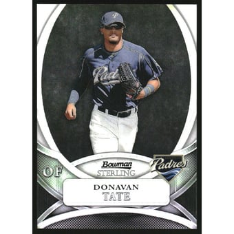 2010 Bowman Sterling Prospects Black Refractors #DT Donavan Tate