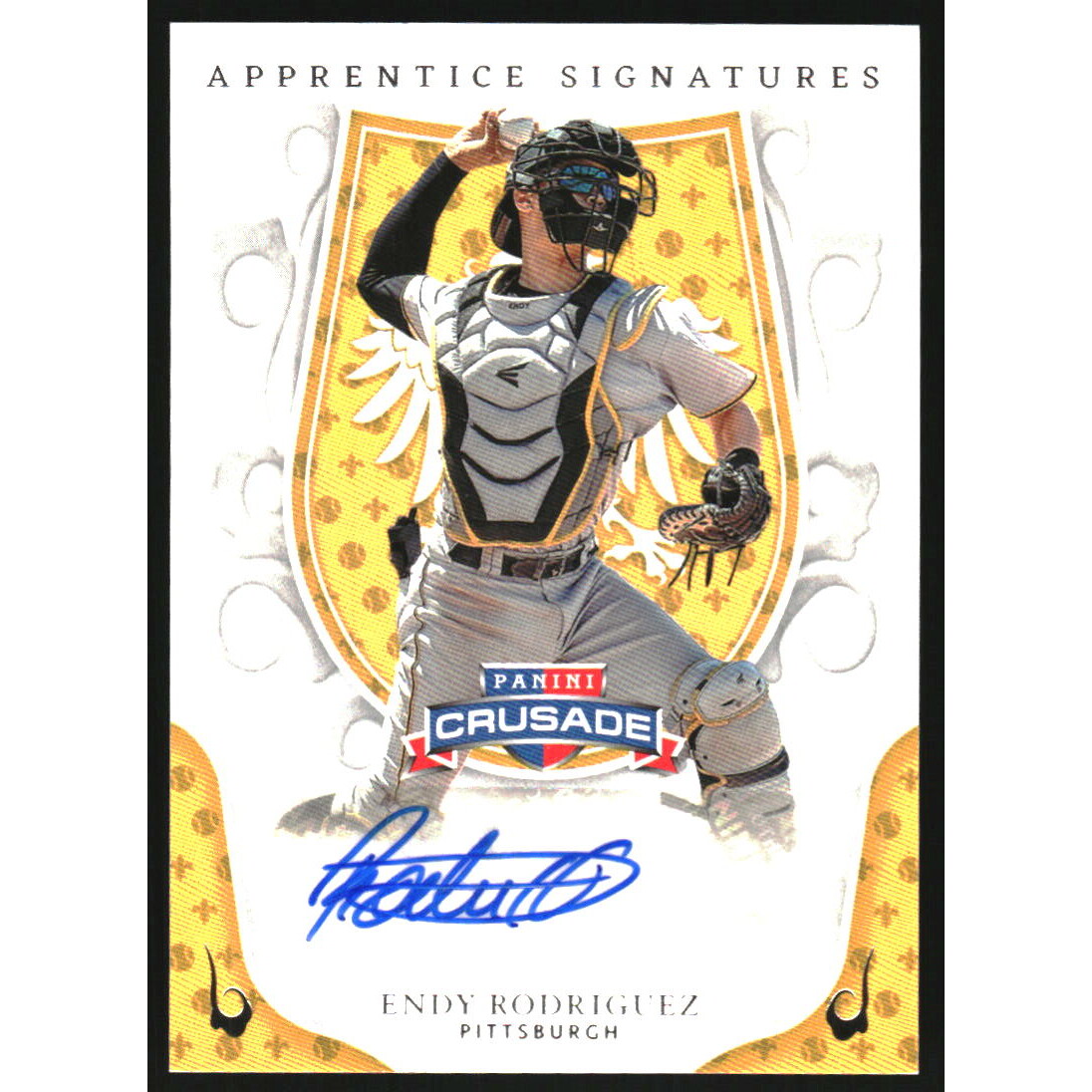 2024 Panini Crusade Apprentice Signatures #46 Endy Rodriguez. rookie card picture
